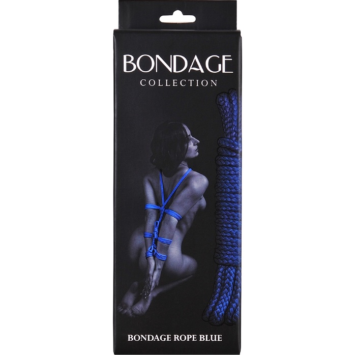 Синяя веревка Bondage Collection Blue - 9 м - Bondage Collection. Фотография 3.