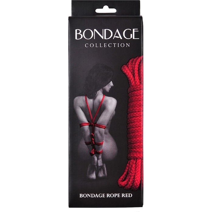 Красная веревка Bondage Collection Red - 9 м - Bondage Collection. Фотография 3.