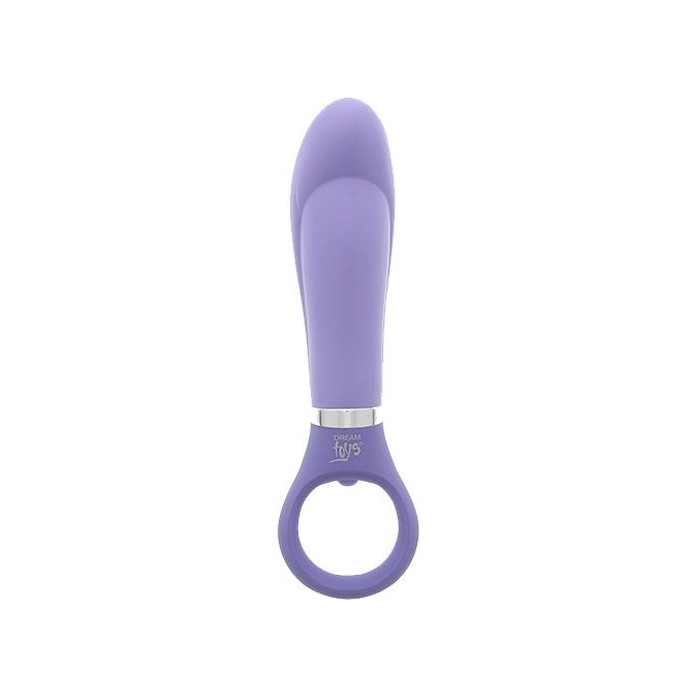 Фиолетовый анальный вибромассажёр GOOD VIBES RING-G BULBED - 15,5 см - Good Vibes