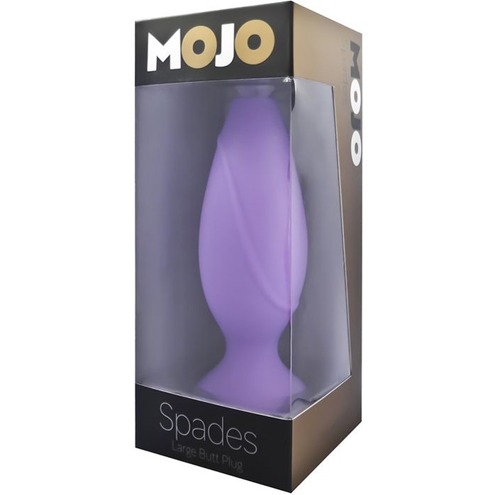 Фиолетовая анальная силиконовая пробка Mojo - 11 см - Mojo. Фотография 3.