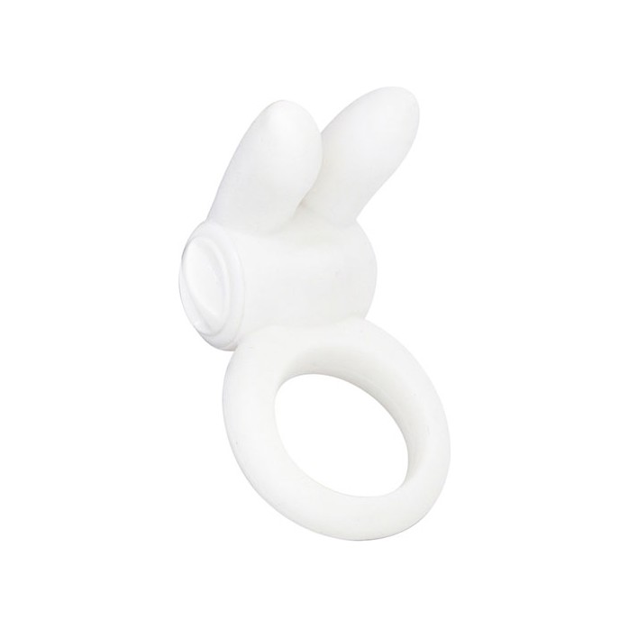 Белое эрекционное кольцо с виброушками MOJO RHYTON - Mojo