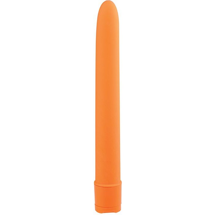 Оранжевый вибратор BASICX MULTISPEED VIBRATOR ORANGE 6INCH - 15 см - BasicX