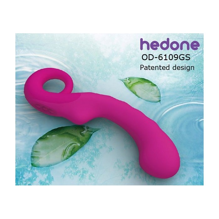 Розовый силиконовый перезаряжаемый G-вибратор - 19,7 см. Фотография 2.