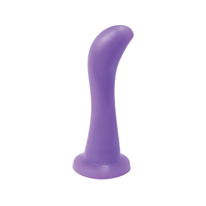 Фиолетовый G-стимулятор LUXE SERENE с широким основанием - 15,8 см