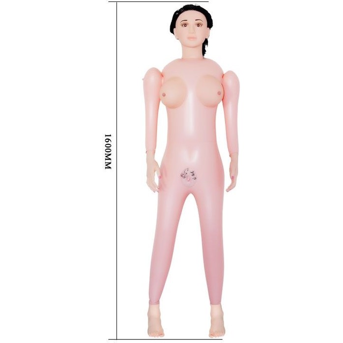 Любовная кукла с 3D-личиком и вибрацией. Фотография 2.