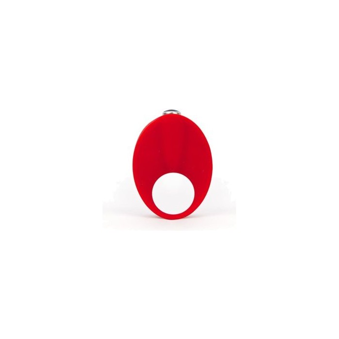 Красное эрекционное кольцо с вибрацией TLC CaliberVibrating Silicone Cock Ring - TLC. Фотография 3.