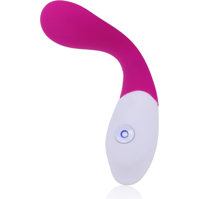 Розовый гнущийся вибромассажёр с 7 режимами вибрации - 20 см. Фотография 2.