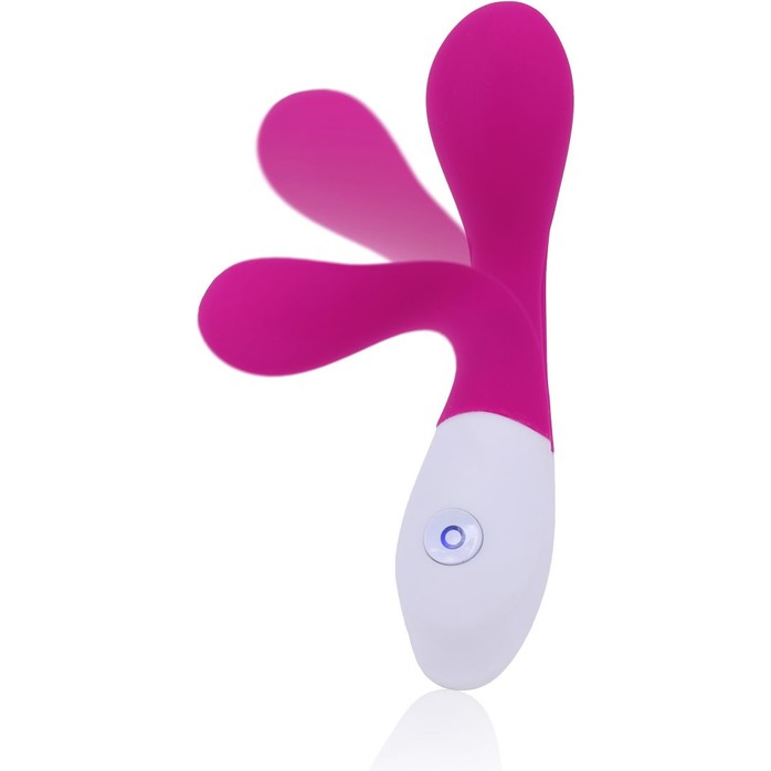 Розовый гнущийся вибромассажёр с 7 режимами вибрации - 20 см. Фотография 3.