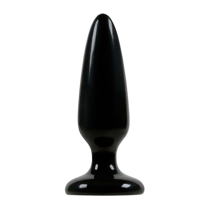Малая чёрная анальная пробка Jelly Rancher Pleasure Plug Small - 10,2 см - Jelly Rancher. Фотография 2.