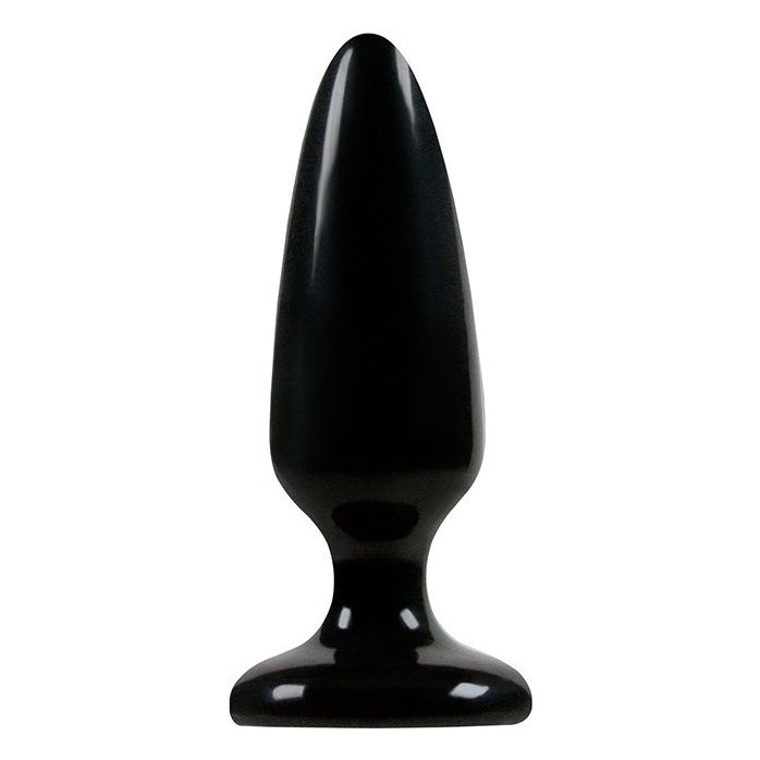 Средняя черная анальная пробка Jelly Rancher Pleasure Plug Medium - 12,7 см - Jelly Rancher. Фотография 2.