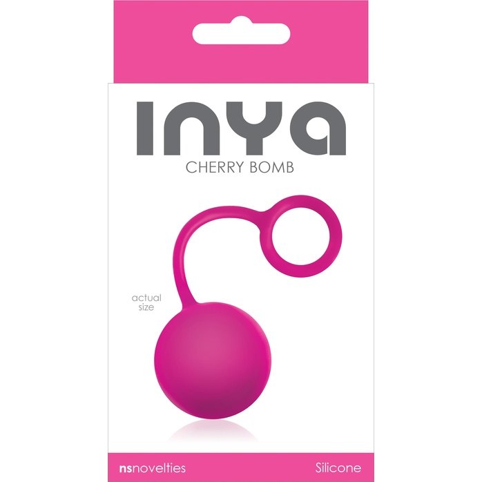 Розовый вагинальный шарик INYA Cherry Bomb Pink - INYA. Фотография 2.