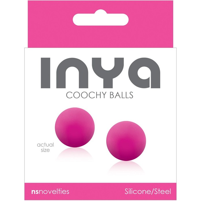 Розовые вагинальные шарики без сцепки INYA Coochy Balls Pink - INYA. Фотография 2.