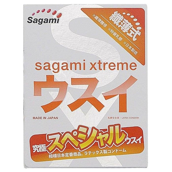 Ультратонкий презерватив Sagami Xtreme Superthin - 1 шт - Sagami Xtreme