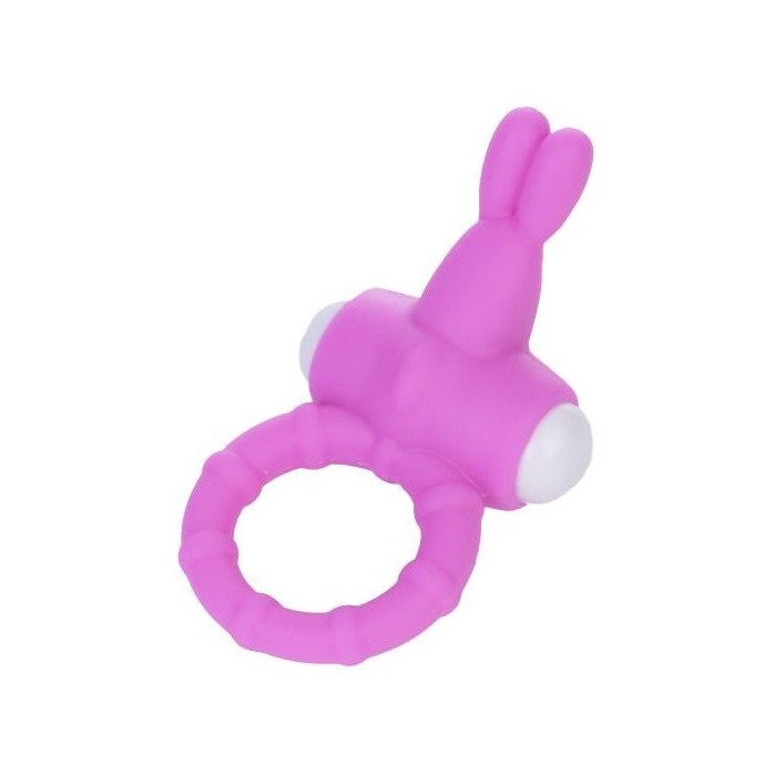 Розовое виброкольцо для пениса Power Rabbit Clit Cockring. Фотография 3.