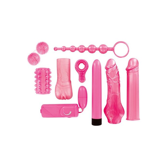 Большой розовый вибронабор BESTSELLER EXTREME PINK - BestSeller