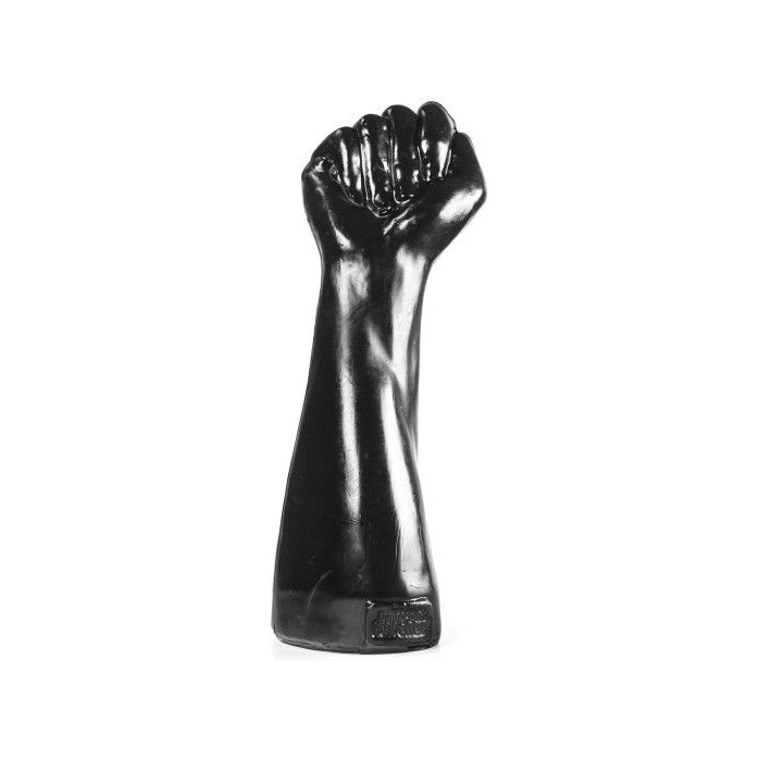 Стимулятор для фистинга Fist of Victory Black в виде руки с кулаком - 26 см - Domestic partner. Фотография 3.