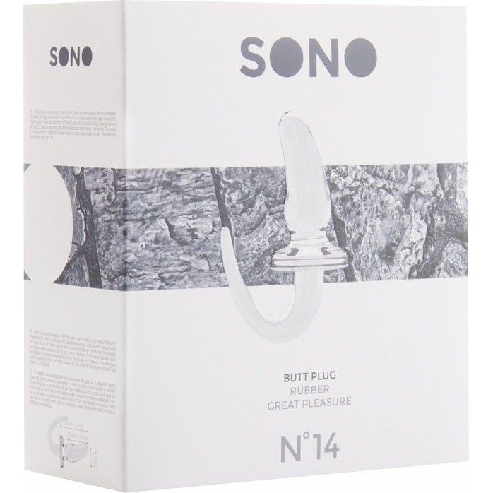Прозрачная анальная пробка SONO №14 - Sono. Фотография 2.