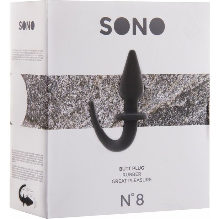 Чёрная анальная пробка SONO №8 - Sono. Фотография 2.