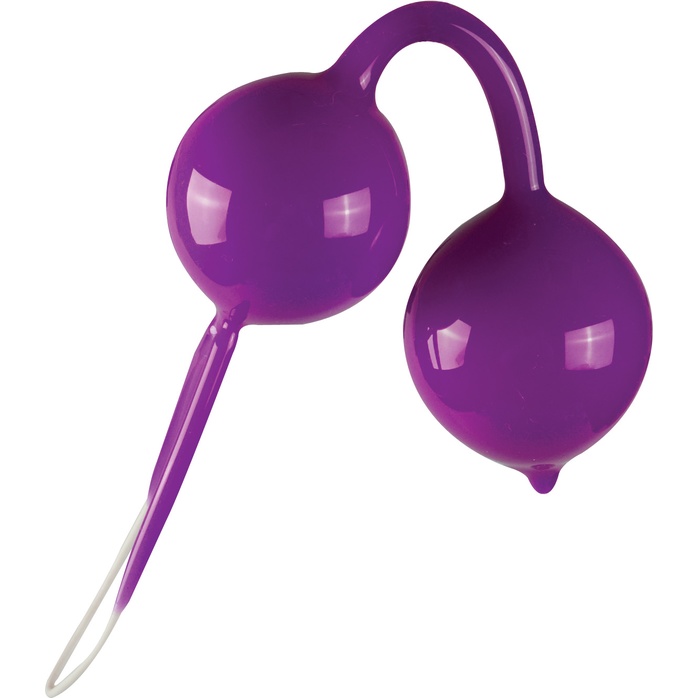 Фиолетовые вагинальные шарики Geisha Purple - Shots Toys