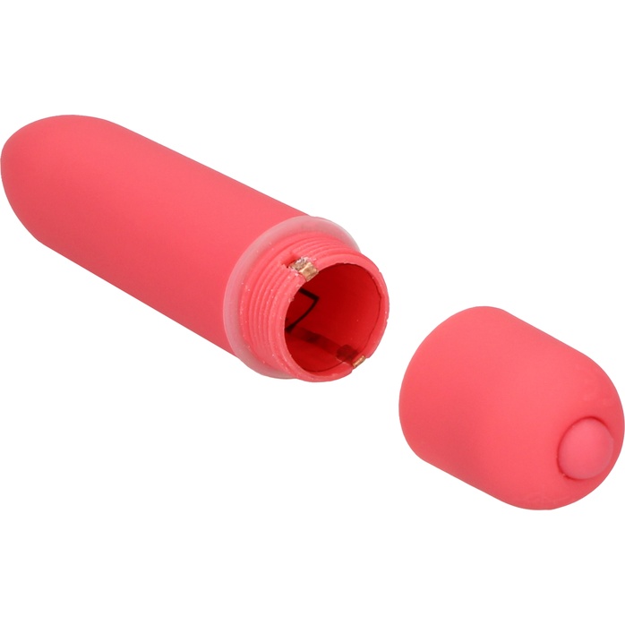 Розовая удлинённая вибропуля Power Bullet Pink - 8,3 см - Shots Toys. Фотография 3.