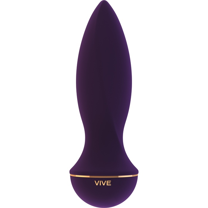 Фиолетовый вибратор Zesiro с заострённым кончиком - 14,5 см - Vive