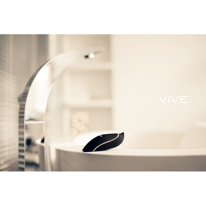 Чёрный клиторальный вибратор Minu - Vive. Фотография 2.