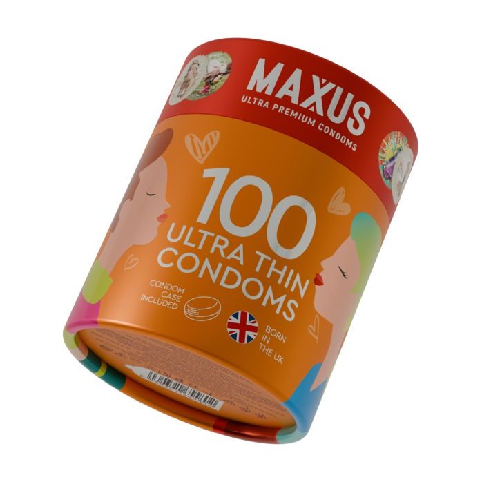 Ультратонкие презервативы Maxus Ultra Thin - 100 шт