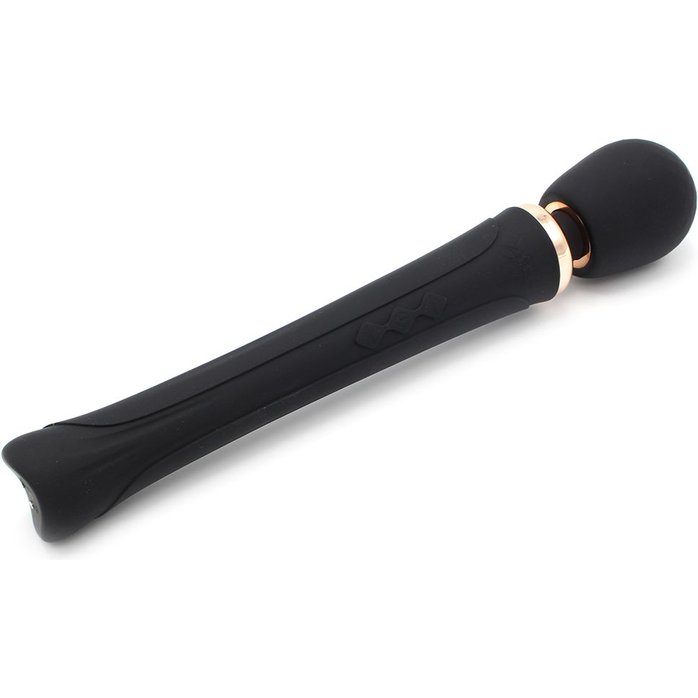 Черный жезловый вибромассажёр Pixey Aquawand - 32 см. Фотография 3.