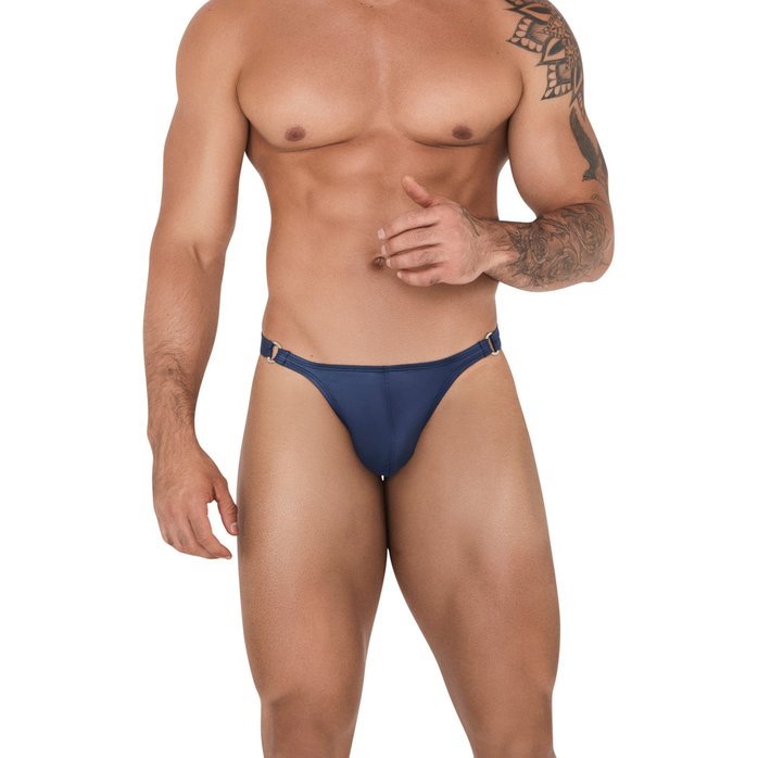 Темно-синие мужские трусы-тонги Glacier Thong