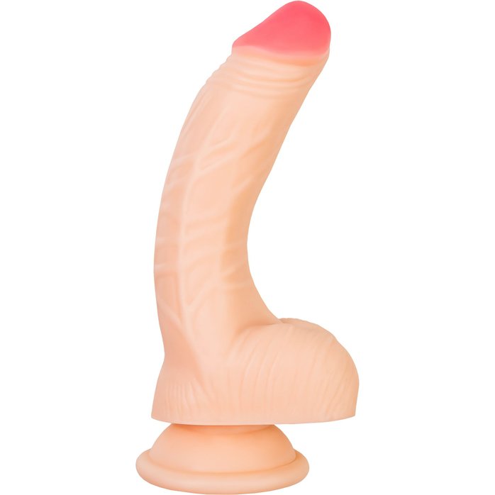 Телесный фаллоимитатор Nash - 18 см - RealStick Nude