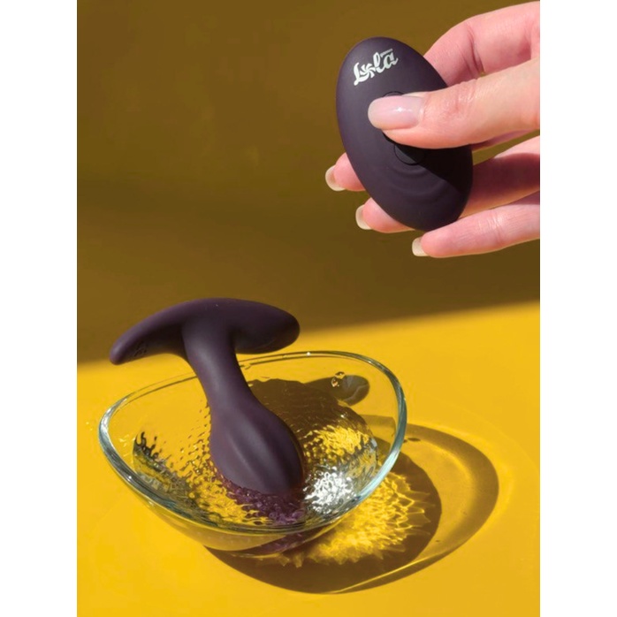 Фиолетовая перезаряжаемая анальная пробка Charm - 10,3 см - Spice It Up. Фотография 4.