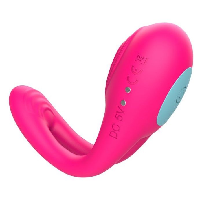 Розовое виброкольцо с пультом ДУ. Фотография 11.