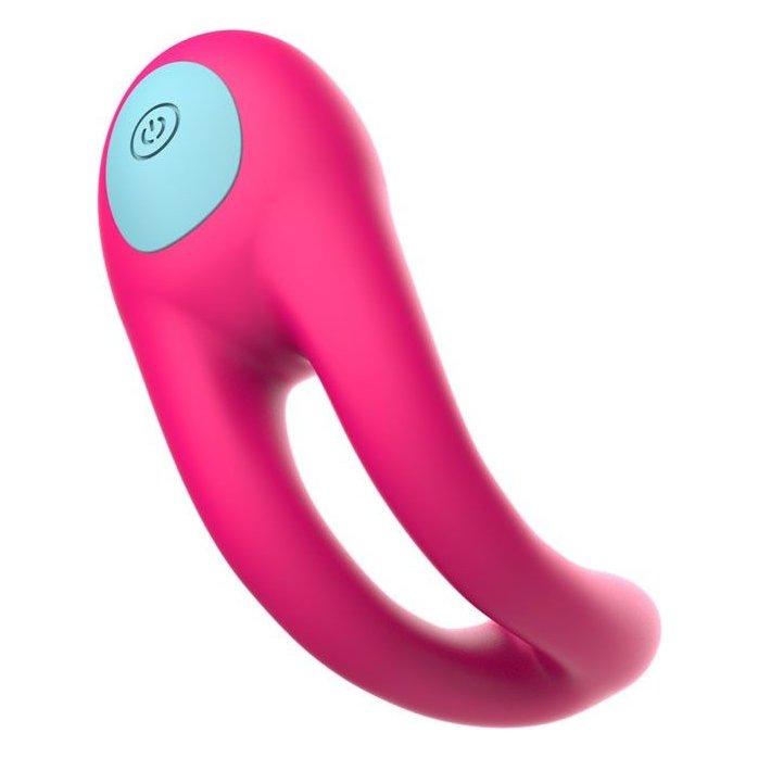 Розовое виброкольцо с пультом ДУ. Фотография 12.