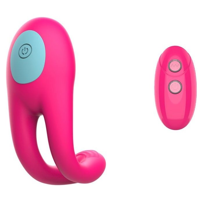 Розовое виброкольцо с пультом ДУ. Фотография 16.