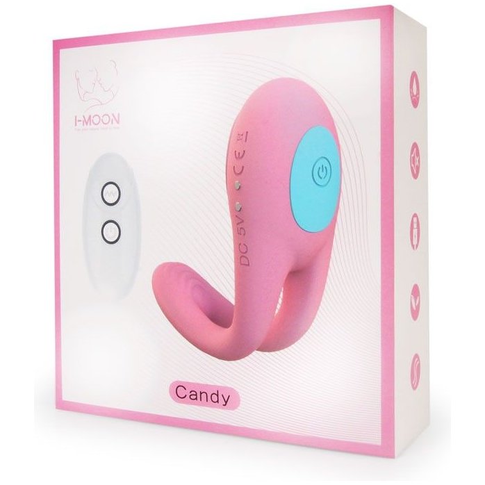 Розовое виброкольцо с пультом ДУ. Фотография 18.