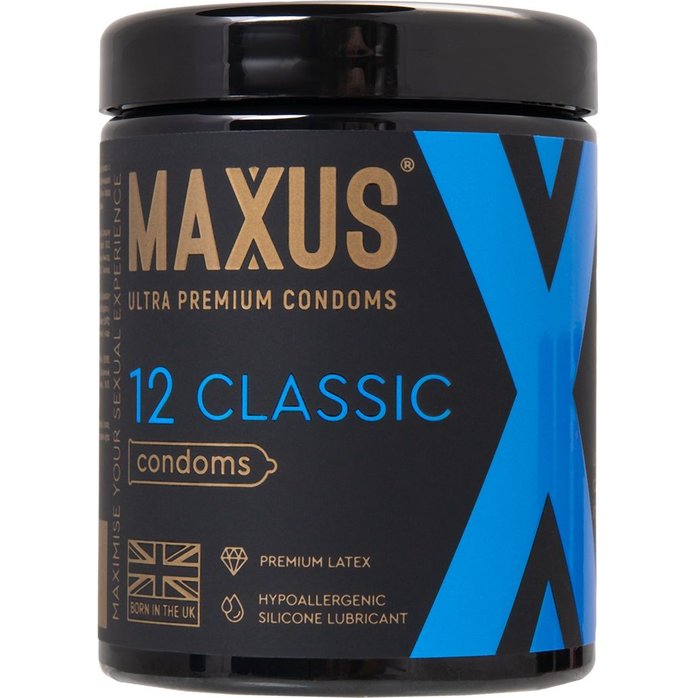 Классические презервативы MAXUS Classic - 12 шт