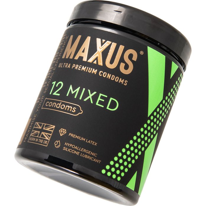 Презервативы MAXUS Mixed - 12 шт. Фотография 5.