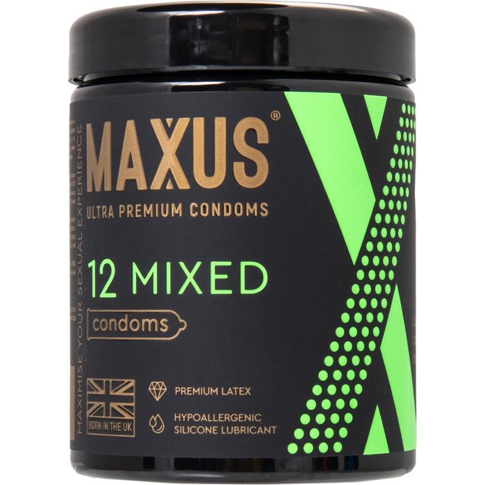 Презервативы MAXUS Mixed - 12 шт