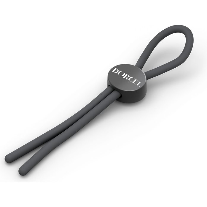 Серое эрекционное лассо на пенис Mr Dorcel. Фотография 2.