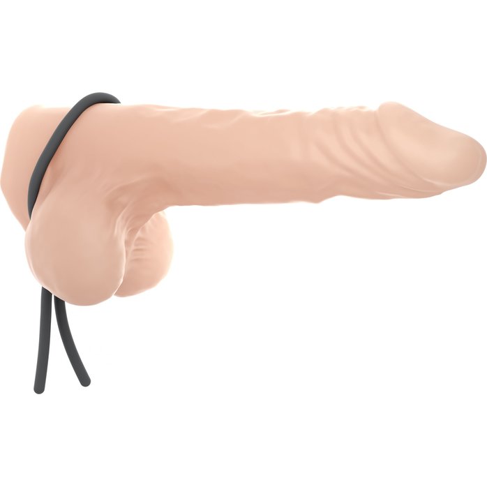 Серое эрекционное лассо на пенис Mr Dorcel. Фотография 4.
