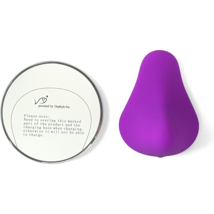 Фиолетовый треугольный вибромассажер Triangle Muscle Massager. Фотография 2.