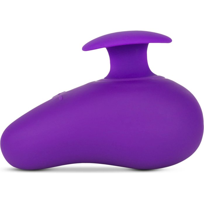 Фиолетовый клиторальный вибромассажер Palm Sense - Wellness. Фотография 2.