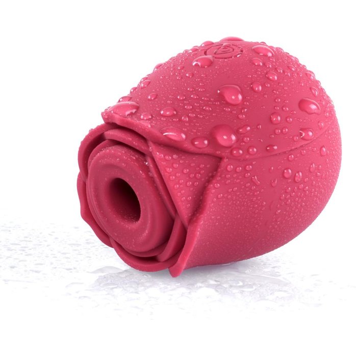 Красный вакуумный стимулятор Rose