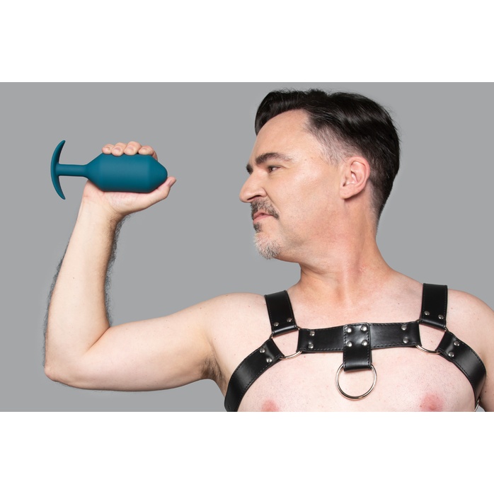 Бирюзовая пробка для ношения Snug Plug 6 - 18,5 см. Фотография 9.