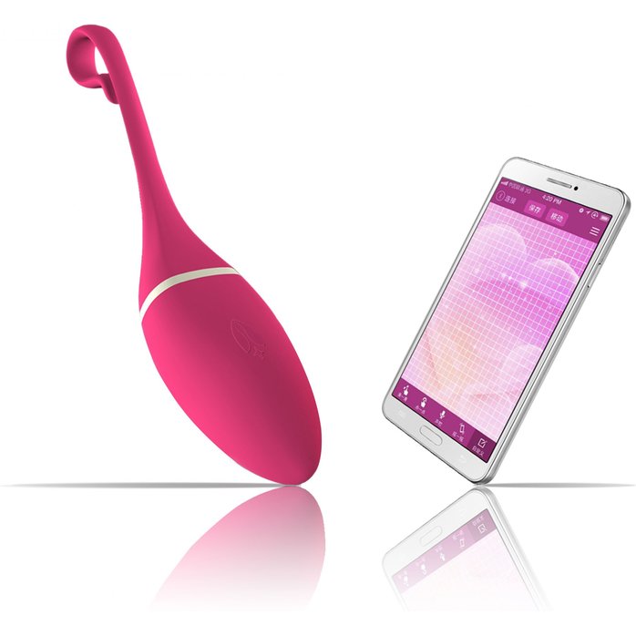 Розовый тренажер Кегеля с вибрацией Irena I App Controlled VIbrator. Фотография 2.