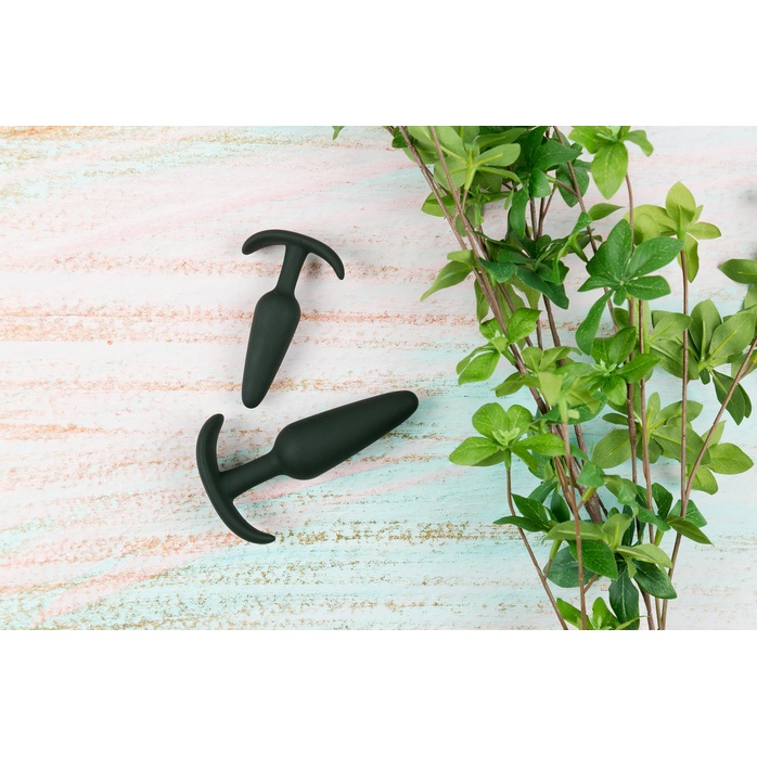 Черная анальная пробка для ношения Little Secret - 10 см. Фотография 7.