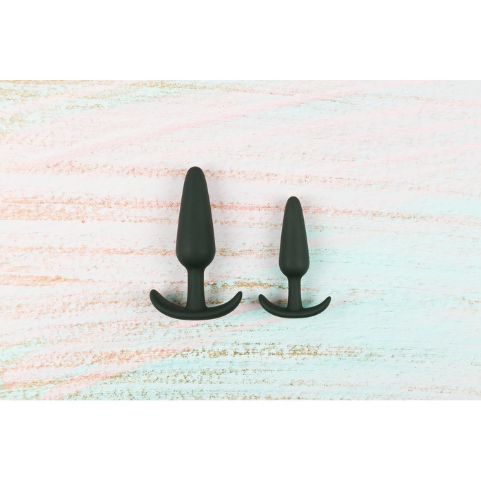 Черная анальная пробка для ношения Little Secret - 10 см. Фотография 9.