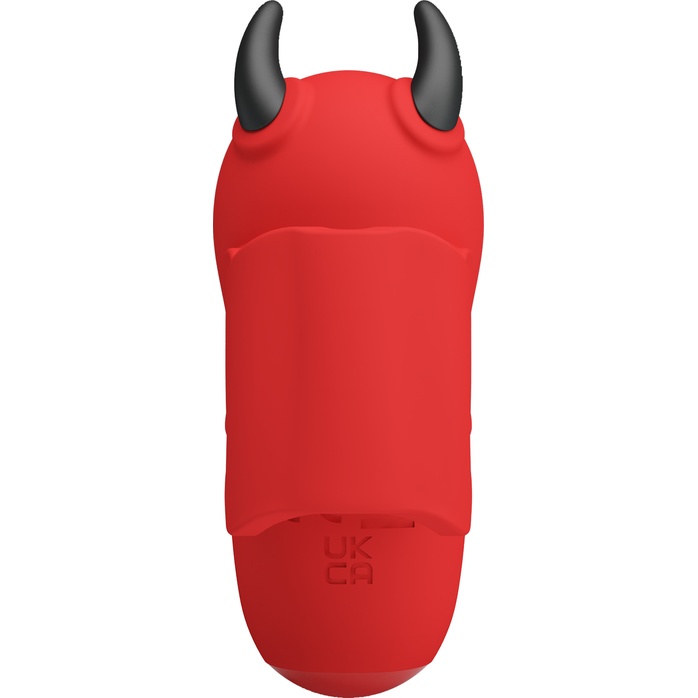 Красный стимулятор клитора Magic Devil. Фотография 7.
