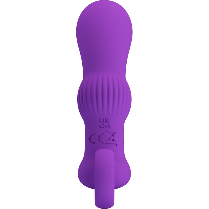 Фиолетовый вибромассажёр для массажа простаты Cayla - 11,2 см - Pretty Love. Фотография 6.