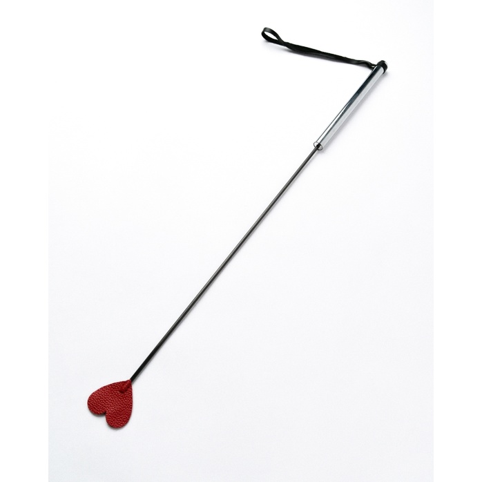 Стек «Сердце» с металлической ручкой и красным шлепком - 67 см